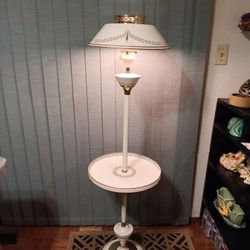 MCM Mary Tyler Moore Toleware Torchiere Metal Floor Lamp