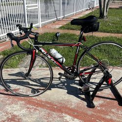 Ridley 41cm Icarus SLS Road Bike w/ Sportneer Bike Trainer 