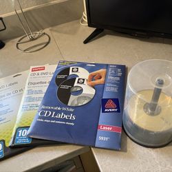 CD/DVDs And 3 Packs Of Labels