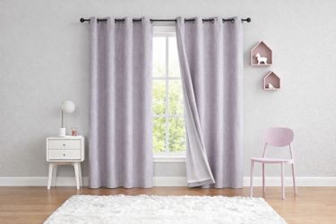 84” Lavender Blackout Curtain Set