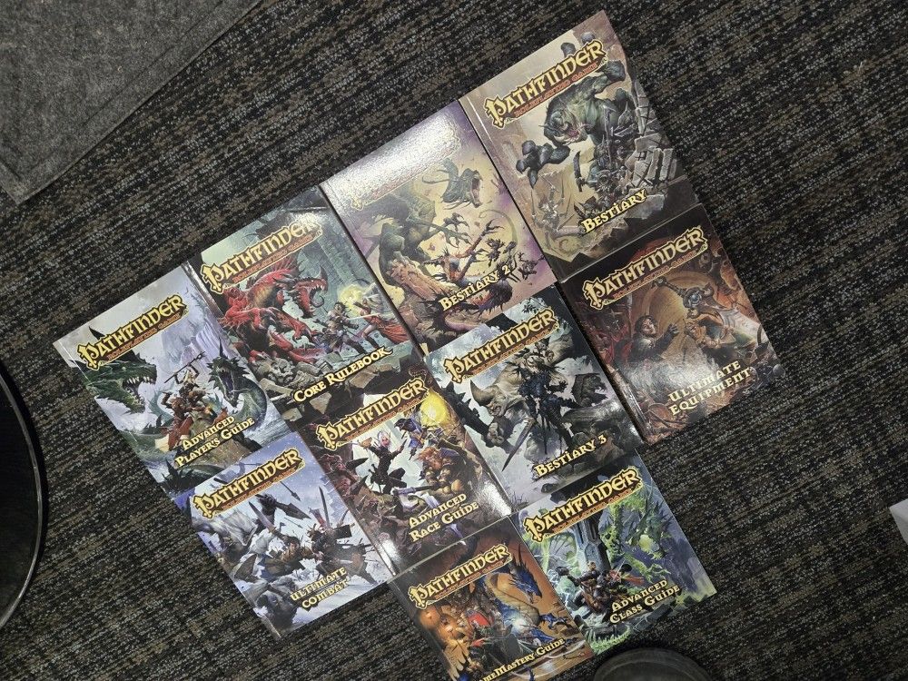 New Lot Of Pathfinder Books