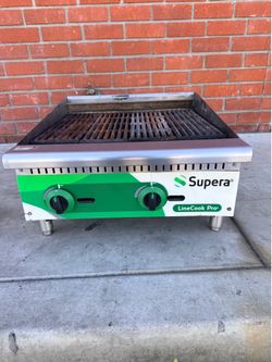 Supera char broiler 24” commercial Natural Gas