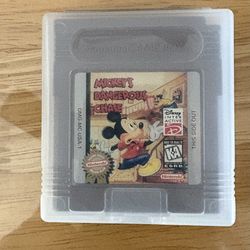 Used Mickey’s Dangerous Chase Gameboy game