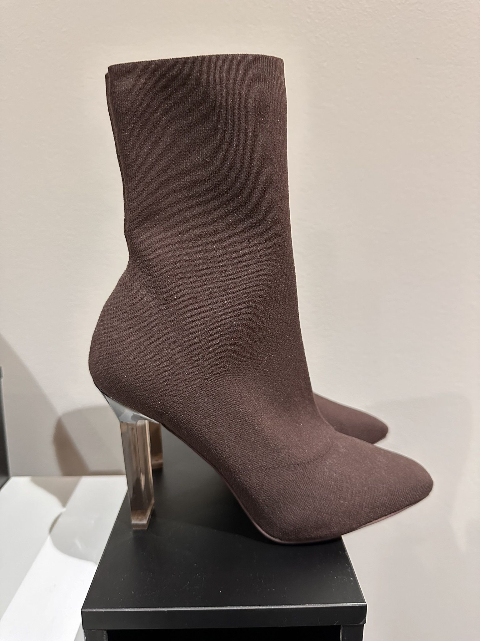 Brown Aldo Heeled Boots Size 8