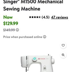 Singer M1500 Sewing Machine