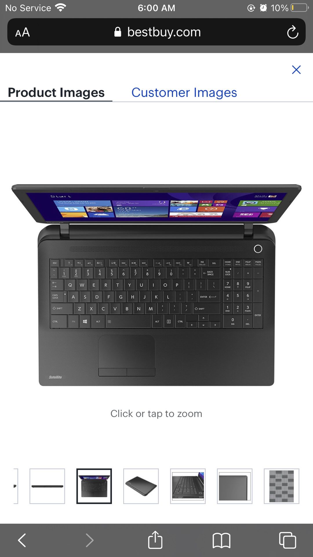 Toshiba - Satellite 15.6" Laptop - AMD A8-Series - 4GB Memory - 500GB Hard Drive - Jet Black