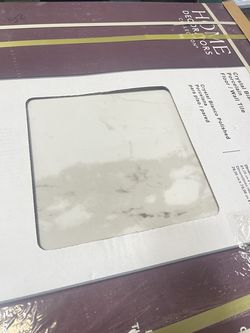 Home Decorators Collection Crystal Bianco 32 in. × 32 in. Polished Porcelain Marble Look Floor and Wall Tile (21.33 sq. ft. /Case)