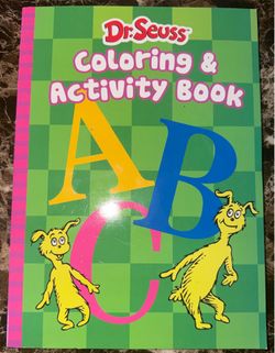 Dr Seuss ABC Coloring Activity Book Leap Year Press 2020 Unused Flaw