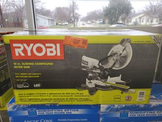 Ryobi 10" sliding miter saw 100$!!!