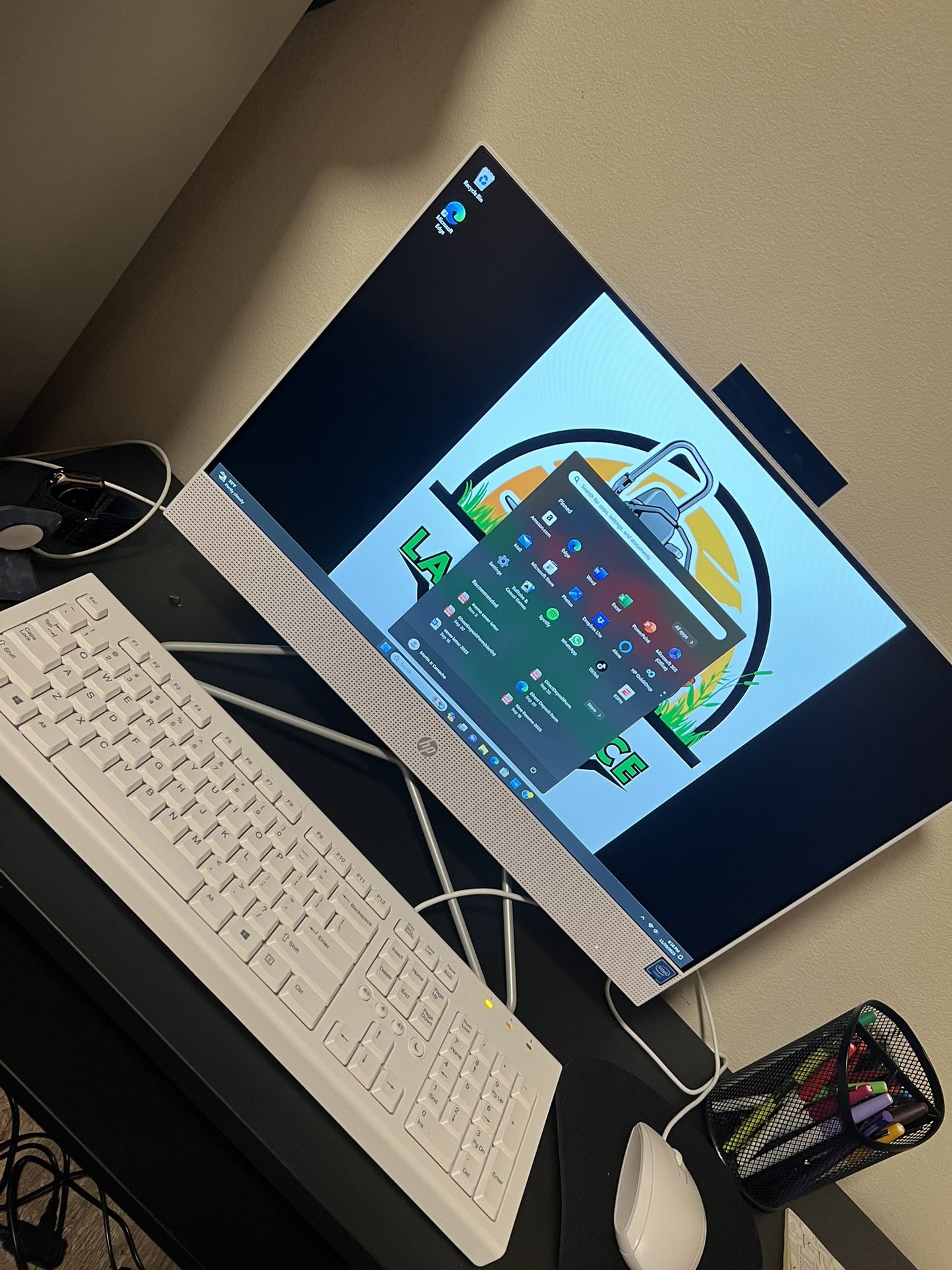 All In One HP Computer With Printer