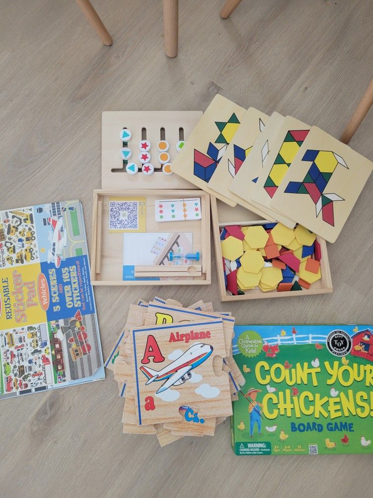 Learning Toys, Puzzles, Board Game 
