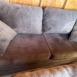 Crush Velvet Couch And Love Seat