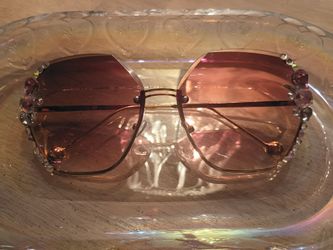 Beautiful Sunglasses with colored stones
