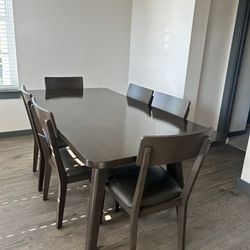 Dining Table And Six Chairs 