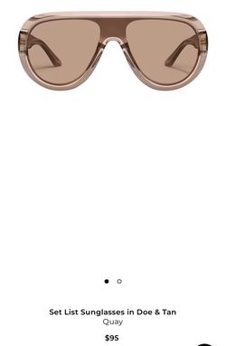 Quay Set List Sunglasses Doe & Tan