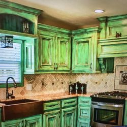 Painting, refinish cabinets, weathered windows, furniture etc.