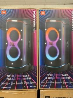 Jbl partybox 720. 800 watts . Rechargeable.  Brand new sealed.  We Offer FINANCING.