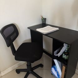 Desk And Desk Chair 