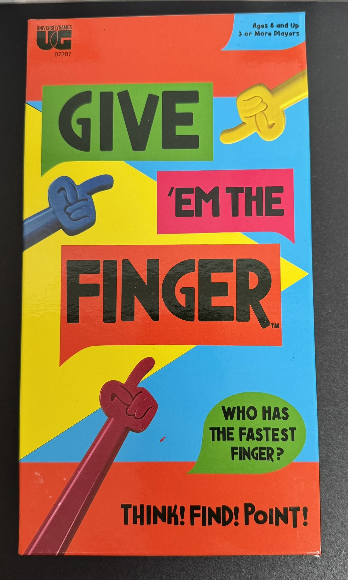 NEW Give em the Finger Game ages 8 and up Just $5
