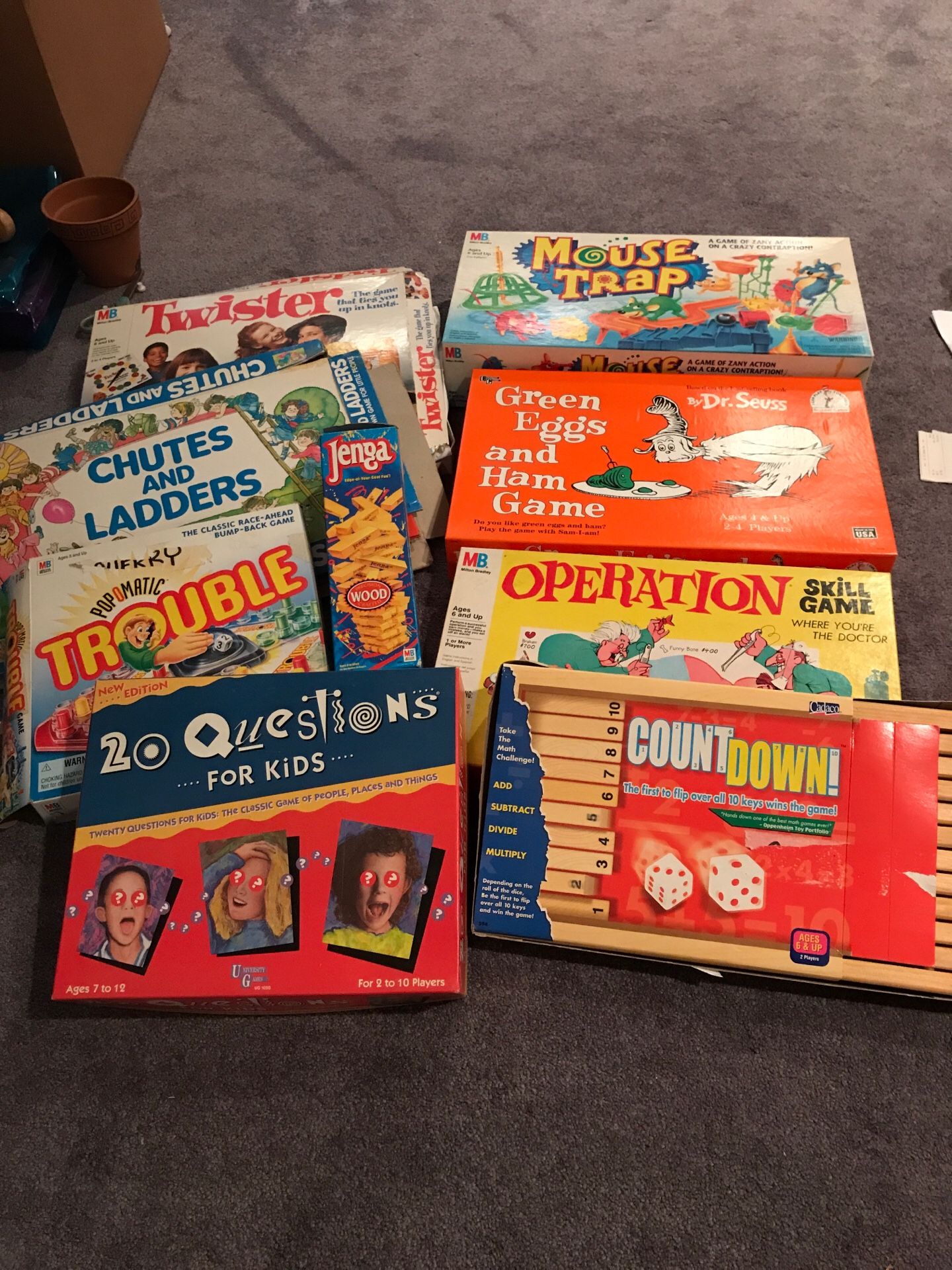 Assortment of kid’s games