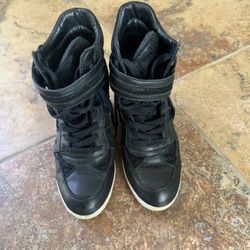 Ash Wedge Leather Sneakers 