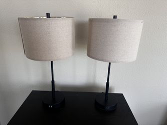 Set Of 2 Matching Lamps