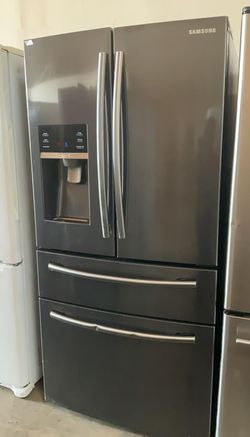 Samsung 4 Door Black Stainless Refrigerator Fridge
