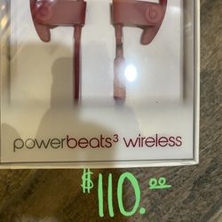 Power Beats 3 Wireless Headphones