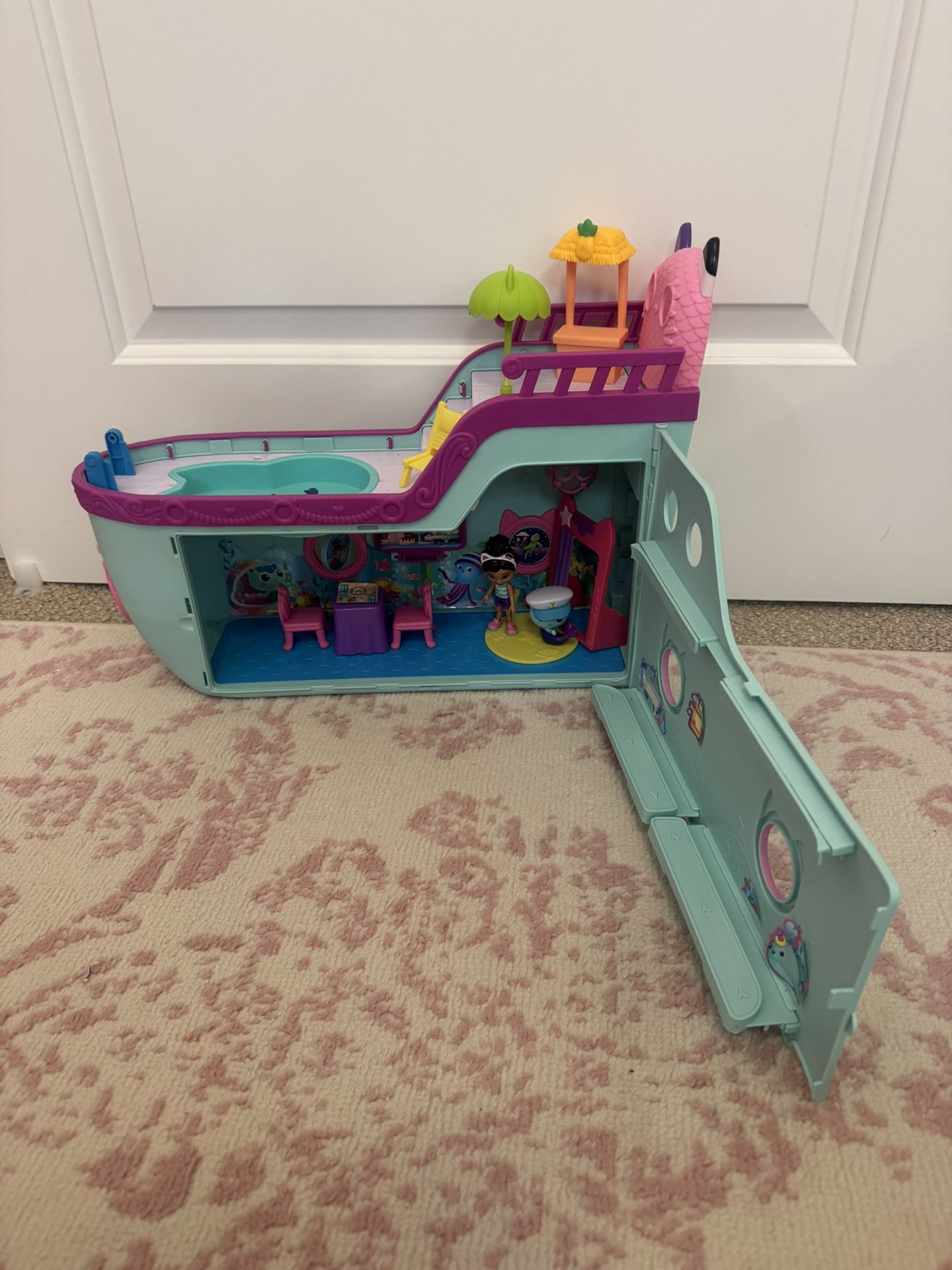 GABBYS DOLLHOUSE CAT FRIEND SHIP CRUISE BOAT TOY