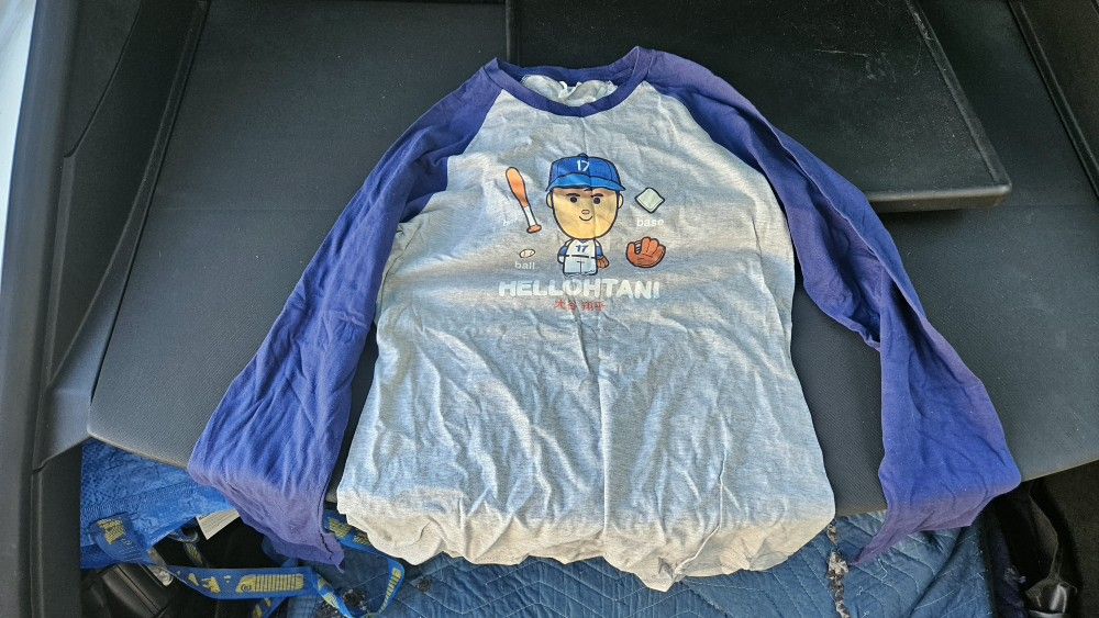 Dodgers Ohtani Long Sleeve Tee Shirt