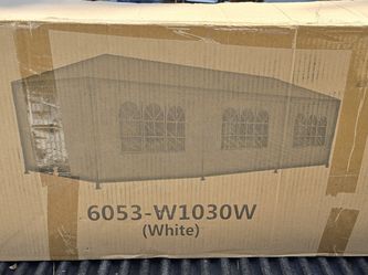 10 X 30 White Tent with Sides...For Entertaining 