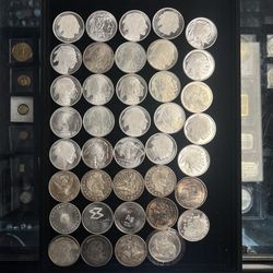 1 oz Silver Rounds .999 ASE, Eagle, Vintage, Sunshine Mint, Buffalo, Christmas, Morgan, Barber