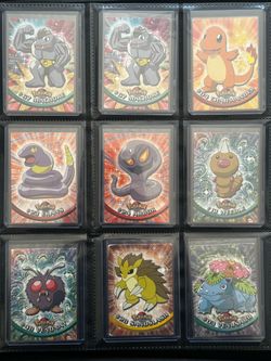 Pokémon Topps Chrome Trading Cards Lot of 9