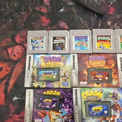Gameboy Advance And Original Gameboy Games  Authentic  Message For Price 