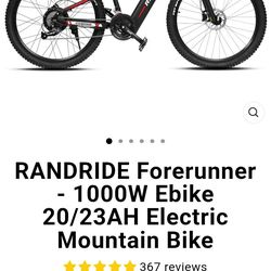 Randrive 1000 watt bike almost like new!!!!!!