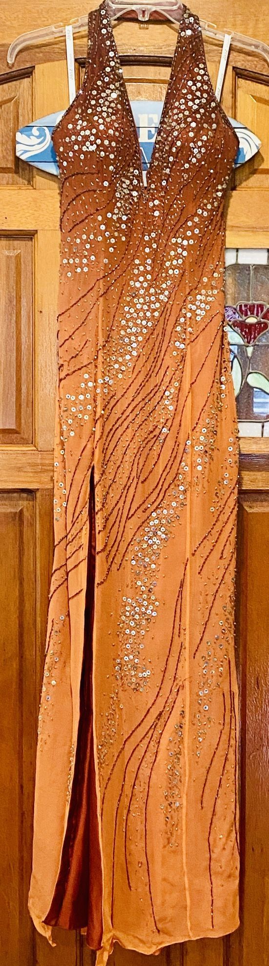 Hand Beaded Gown