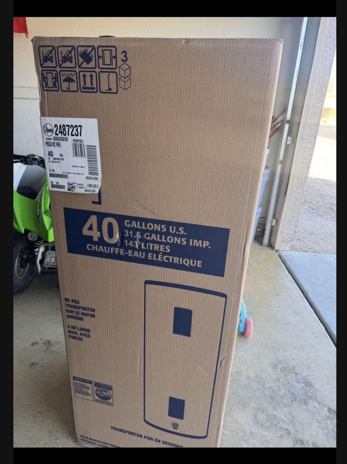 40 Gallon Water Heater
