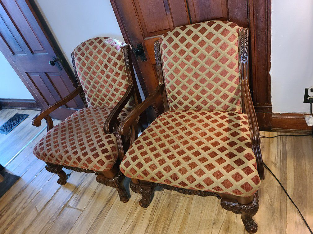 2  Matching armchairs