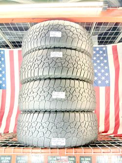 💰 Best deals are ca$h in person 4 USED TIRES 275/55R20 FALKEN WILDPEAK ATW3 ALL TERRAIN 275 55 20