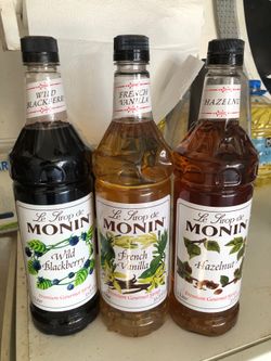Coffee syrup $5 each