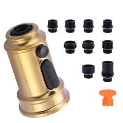 3-Function Pull Down Kitchen Faucet Head Replacement 