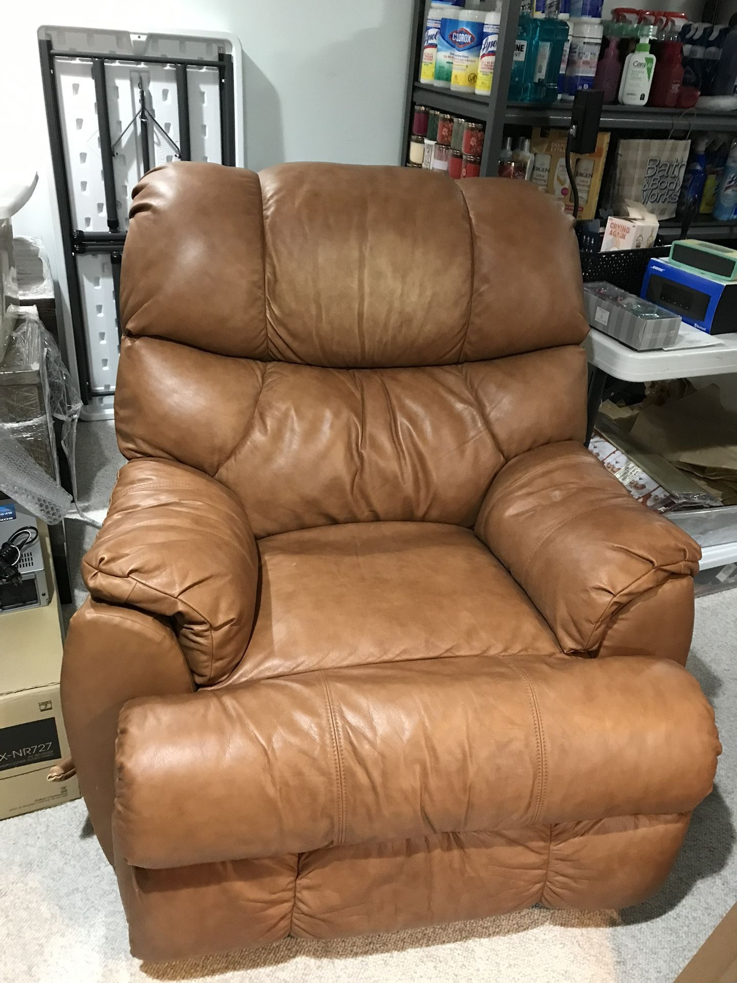 Leather Rocker Recliner