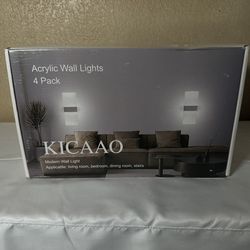 Acrylic wall lights