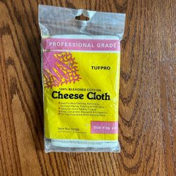 TUFPRO Cheese Cloth 100% Bleached Cotton 4 Yards