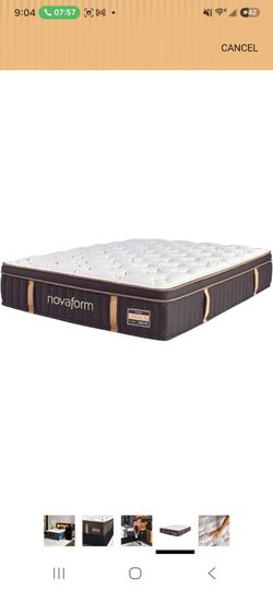 BRAND NEW Novaform Legacy 14" Hybrid Mattress — Queen — Factory Sealed