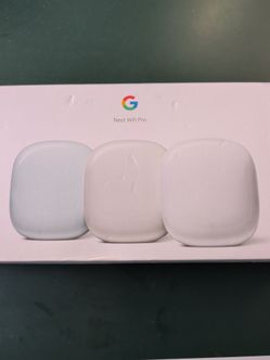 Nest WiFi Pro 6E (3-Pack) – Excellent Condition, Complete Box Set