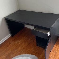 Black IKEA Desk