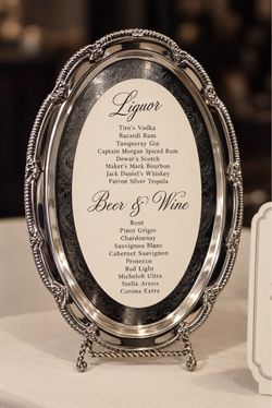 Silver-plate Oval Tray 9in