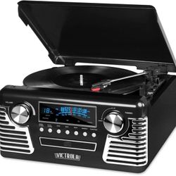Victrola Haley Retro Bluetooth Record Player 