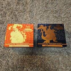 2 EMPTY Pokemon Elite Trainer BOXES (See Description)